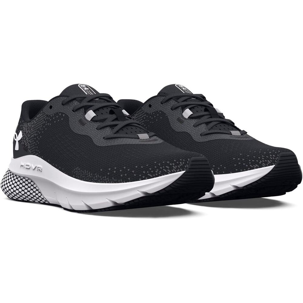 Under Armour Women's Black and White Sneakers